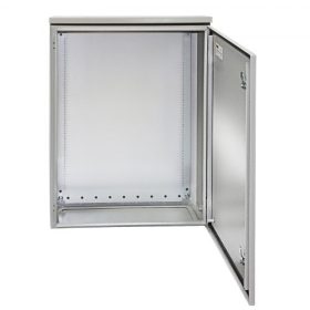   VEVOR elektromos szekrény, 70x50x20 cm, UL tanúsítvánnyal rendelkező NEMA 4 kültéri szekrény, IP65 vízálló és porálló, hidegen hengerelt szénacél csuklós csatlakozódoboz kültéri, beltéri használatra, esővédővel