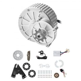   VEVOR 450W-os elektromos kefés egyenáramú motorkészlet - 36V 3000 fordulat/perc motor továbbfejlesztett sebességszabályozóval és hüvelykujj gázkarral gokartokhoz, elektromos kerékpárokhoz, robogókhoz