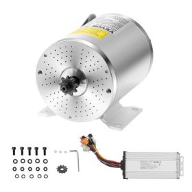   VEVOR 2000W-os elektromos kefe nélküli egyenáramú motorkészlet - 60V 4500 fordulat/perc motor továbbfejlesztett sebességszabályozóval gokartokhoz, elektromos kerékpárokhoz, motorkerékpárokhoz, robogókhoz