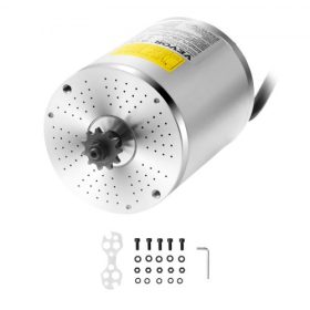   VEVOR 3000W-os elektromos kefe nélküli egyenáramú motor, 60V 4800rpm Go Kart elektromos motor, elektromos terepmotor motor E-Bike motorkerékpár robogó barkácsoláshoz