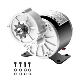   VEVOR 350W-os elektromos nagy teljesítményű egyenáramú motor, 24V 3000rpm Go Kart elektromos kefés motor, elektromos terepmotor motor E-Bike motorkerékpár robogó barkácsoláshoz