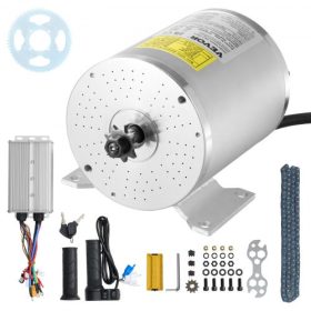   VEVOR 3000W-os elektromos kefe nélküli egyenáramú motorkészlet - 72V 4900rpm motor továbbfejlesztett sebességszabályozóval és gázkarral, gokartokhoz, elektromos kerékpárokhoz, motorkerékpárokhoz, robogókhoz, barkácsoláshoz