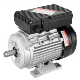  VEVOR 0,55 kW-os villanymotor 1400 ford./perc, AC 220~240V 4,5A, 80, B3 váz, egyfázisú légkompresszor motor, 19 mm-es ékes tengely, óramutató járásával megegyező/balra forgás mezőgazdasági gépekhez és általános berendezésekhez