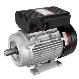   VEVOR 1,1 kW-os villanymotor 2800 ford./perc, AC 220~240V 7,1A, 90S, B34 váz, egyfázisú légkompresszor motor, 24 mm-es ékes tengely, óramutató járásával megegyező/balra forgásirányú mezőgazdasági gépekhez és általános berendezések