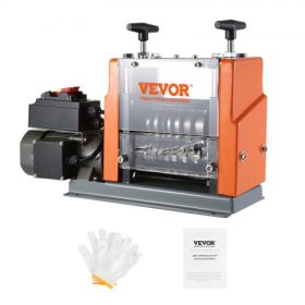   VEVOR automata kábelcsupaszító gép, 1,5 mm-25 mm-es elektromos motoros kábelcsupaszító, 60 W, látható csupaszítási mélység referenciával ellátott kábelcsupaszító, 6 kerek és 1 lapos csatorna rézhulladék újrahasznosításához