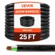 VEVOR 25 FT (7,62 m) 6 AWG (16 mm²) prémium elektromos tápkábel, hosszabbító kábel, rézhuzal