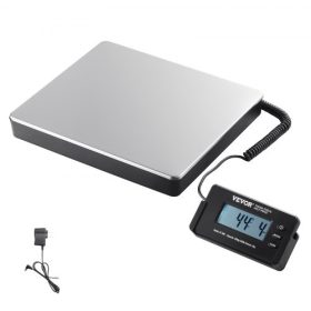   VEVOR szállítási mérleg digitális postai mérleg 440 lbs x 1,7 oz. AC/DC csomag LCD