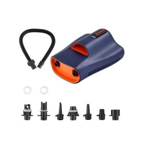   VEVOR SUP pumpa, 22PSI nagynyomású, kétfokozatú felfújó és leeresztő SUP légpumpa automatikus kikapcsoló funkcióval és 12 V-os egyenáramú autós csatlakozóval, ideális felfújható SUP deszkához, sátorhoz és matrachoz