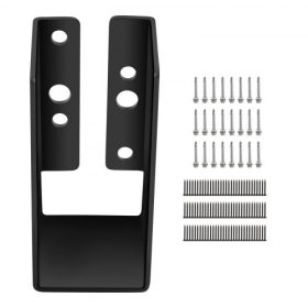   VEVOR rejtett gerendatartó, 2 x 4" kültéri kiegészítő rejtett peremmel, 12 darabos csomag Rejtett gerendakonzol, Q235 acéllemez porszórt bevonattal Rejtett előlapi gerendatartó 2 x 4"-es gerenda lengetéséhez