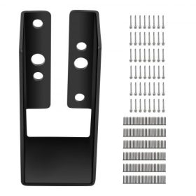   VEVOR rejtett gerendatartó, 2"x4" kültéri kiegészítő rejtett peremmel, 24 darabos csomag rejtett gerendakonzol, Q235 acéllemez porszórt, rejtett, előlapra szerelt gerendatartó belső 1,6×3,6 hüvelyk gerenda lengetéshez