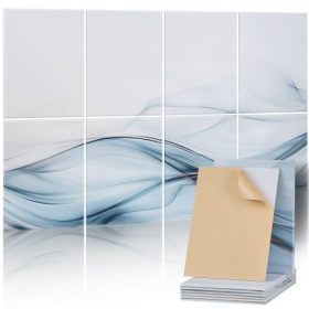   VEVOR 8 darabos művészi akusztikus panelek, 47,24 x 23,62 x 0,4 hüvelykes hangszigetelő fali csempe, öntapadós dekoratív hangcsillapító és elnyelő táblák otthonra, irodába, stúdióba, játékterembe, moziba, egyszerűség kedvéért