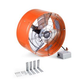   VEVOR oromzatra szerelhető ventilátor, 15 hüvelykes padlásra való elszívó ventilátor állítható termosztáttal és külső hálóval, 1650 CFM házszellőztető akár 2360 négyzetláb hűtésére, csendes szellőzés tetőre, garázsba és üzletbe, é