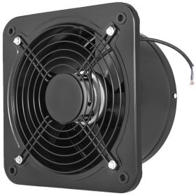   VEVOR Ipari szellőztető Elszívó légfúvó ventilátor Kereskedelmi fém axiális elszívó 250MM/10 hüvelykes légbehúzó ventilátor (250MM/10 hüvelyk)
