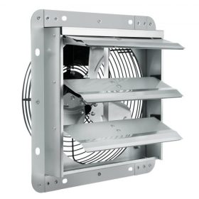   VEVOR redőnyös elszívó ventilátor, 254 mm-es nagysebességű, 1400 fordulat/perc, 753 CFM, alumínium fali padlásventilátor AC motorral, szellőztetés és hűtés üvegházakba, garázsokba, fészerekbe, üzletekbe