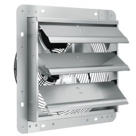   VEVOR redőnyös elszívó ventilátor, 305 mm-es nagysebességű, 1400 fordulat/perc, 1084 CFM, alumínium fali padlásventilátor AC motorral, szellőztetés és hűtés üvegházakba, garázsokba, fészerekbe, üzletekbe
