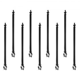   VEVOR lánckerítés hosszabbítók, 9 db-os csomag, 695 mm-es hosszabbító magasság, horganyzott oszlophosszabbító 32-38 mm-es kerítés tetejéhez, U-konzol, szögesdrót hosszabbító kar a magánélet védelme érdekében, megakadályozza a kuty