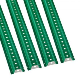   VEVOR 8FT U-csatornás jelzőoszlop, 4 db-os zöld, nagy teherbírású acél fix kerítésoszlop, acél kerítés U-csatornás tábla kertbe, udvarra, farmra vagy közlekedési kereszteződéshez