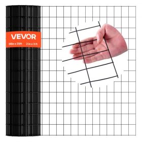   VEVOR drótháló 91 cm x 7,62 m, 2 x 3 hüvelykes hálószem, 16-os méretű horganyzott drótháló tekercsben, időjárásálló vinilbevonatú csirkedrótkerítés, nagy teherbírású hegesztett kerti növénykerítés nyúl- és kígyóketrecekhez