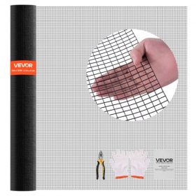   VEVOR drótháló 183 cm x 30,4 m, 1/2 hüvelykes, 19-es méretű horganyzott drótháló tekercsben, időjárásálló vinilbevonatú csirkedrótkerítés, nagy teherbírású hegesztett kerti növénykerítés nyúlketrecekhez, kígyókhoz és kerítésekhez