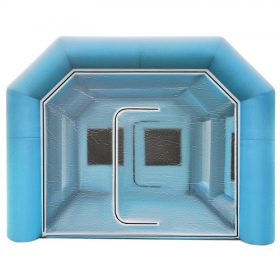   VEVOR Felfújható Sátor 19,7x9,8x8,2Ft Felfújható Spray Booth Egyedi sátor Felfújható Festék Booth Sátor Autófesték Boka Óriás Munkaállomás 210D Oxford szövet 2 fúvóval