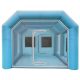 VEVOR Felfújható Sátor 19,7x9,8x8,2Ft Felfújható Spray Booth Egyedi sátor Felfújható Festék Booth Sátor Autófesték Boka Óriás Munkaállomás 210D Oxford szövet 2 fúvóval