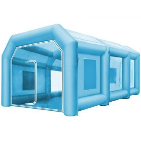   VEVOR felfújható festőfülke 33x16,4x11,5 láb, felfújható fülke 2 fúvóval, felfújható festőfülke szűrőrendszerrel, hordozható autófestő fülke parkoló sátor munkaállomáshoz