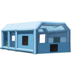   VEVOR felfújható festőfülke, 32,8 x 21 x 14,8 láb méretű felfújható szórókabin, 1100 W+750 W-os, erőteljes fúvókkal és légszűrőrendszerrel, hordozható autófestő fülke nagy teherautókhoz, nagy furgonokhoz, nagy gépekhez