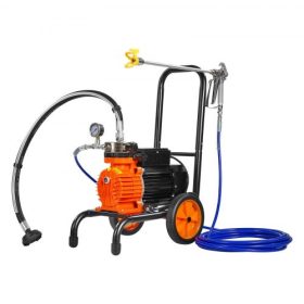   VEVOR membrános levegő nélküli festékszóró, 900 W-os hatékonyságú kocsis levegő nélküli festékszóró, 1800 psi nagynyomású festékszóró, hosszabbító rúddal, otthoni beltéri és kültéri festékszóráshoz
