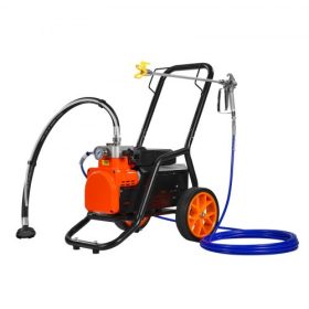  VEVOR membrános levegő nélküli festékszóró, 1700 W hatékonyságú kocsis levegő nélküli festékszóró, 3000 psi nagynyomású festékszóró, hosszabbító rúddal, otthoni beltéri és kültéri festékszóráshoz