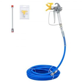   VEVOR Airless festékszóró tömlőkészlet 50 láb 1/4 hüvelykes forgócsukló 3600psi 517 heggyel