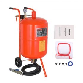   VEVOR 75,7 literes homokfúvó 60-110 PSI nagynyomású homokfúvó 4 fúvókával