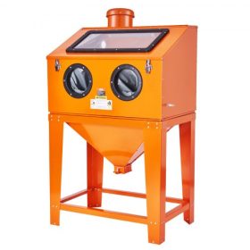   VEVOR 90 gallon homokfúvó szekrény 1,8 gallonos porgyűjtő rendszerrel
