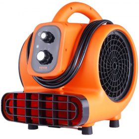   VEVOR padlófúvó, 1380 RPM 1000 CFM, légmozgató szárításhoz és hűtéshez, hordozható szőnyegszárító ventilátor 4 fújási szöggel, időzítővel, 3 sebességfokozat beállítással, takarítási, otthoni és kereskedelmi használatra