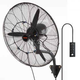   VEVOR párásító ventilátor, 24,2 hüvelykes oszcilláló, vízálló ventilátor, 3 sebesség, 7000 CFM, kereskedelmi vagy lakossági ventilátor raktárak, üvegházak, műhelyek hűtéséhez