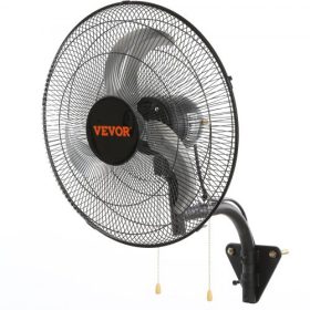  VEVOR fali ventilátor, 17,5 hüvelykes fali ventilátor 4000 CFM, 3 sebesség, lakossági és kereskedelmi ventilátor raktárak, üvegházak, műhelyek, teraszok és pincék hűtésére, fekete