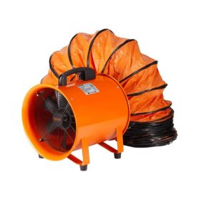   VEVOR hordozható szellőztető, 304,8 mm-es nagy teherbírású hengeres ventilátor 10 m-es csőtömlővel, 367 W-os erős üzemi elszívó 2574 CFM, ipari elszívó por, füst, füst otthoni/munkahelyi elszívására