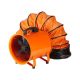 VEVOR hordozható szellőztető, 254 mm-es nagy teherbírású hengeres ventilátor 10 m-es csőtömlővel, 255 W-os erős üzemi elszívó 1720 CFM, ipari elszívó por, füst, füst otthoni/munkahelyi elszívására