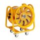 VEVOR hordozható szellőztető, 406,4 mm-es nagy teljesítményű hengeres ventilátor, 1100 W-os erős műhelyi elszívó ventilátor 4240CFM, 5 m-es tápkábel (töltőfej nélkül), ipari fúvó por, füst otthoni/munkahelyi elszívásához