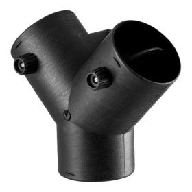   VEVOR dízelfűtő csatlakozó, 75 mm-es dízelfűtő csőcsatlakozó tartozékok, 3 utas Y elágazású dízelfűtő légtelenítő cső 2 db 90°-ban forgatható szeleppel, fekete csatlakozók 2KW 5KW 8KW fűtőberendezésekhez