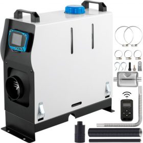   Narancssárga dízel légfűtő, 5-8 kW-os állófűtő, minden az 1-ben, 12 V-os teherautófűtő, egy levegőkimenettel, piros LCD kapcsolóval, távirányítóval, gyorsan felmelegedő dízelfűtő, autóhoz, lakókocsihoz, hajóhoz, lakóautóhoz, lakók