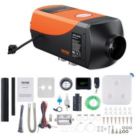   VEVOR dízel légfűtő 12V 5KW LCD kijelzős távirányító autóhoz, buszhoz, lakókocsihoz