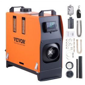   VEVOR dízel légfűtő, többfunkciós, 12 V-os, 5 kW-os LCD távirányítóval autó- és lakókocsihoz
