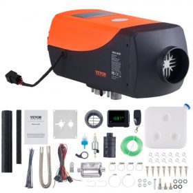   VEVOR dízel légfűtő 12V 5-8KW LCD kijelzős távirányító autóhoz, buszhoz, lakókocsihoz