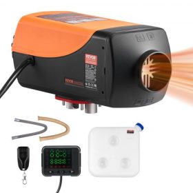   VEVOR dízel légfűtő, 5-8KW DC12-24V, gyorsfűtésű dízel állófűtő távirányítóval és színes digitális kijelzővel, 10 literes üzemanyagtartállyal, alacsony zajszinttel, hangbemondással, lakókocsihoz, teherautóhoz, hajóhoz és utánfutóh