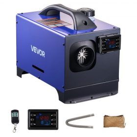   VEVOR dízel fűtőberendezés, 12-24V 5-8KW, hordozható dízel légfűtő távirányítóval és LCD kijelzővel, gyors fűtés, alacsony zajszint, 5 literes üzemanyagtartály járművekhez, lakókocsikhoz, furgonokhoz, traktorokhoz és teherautókhoz