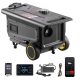 VEVOR dízel fűtőberendezés, 5-8 kW, DC 12V/24V, hordozható dízel légfűtő Bluetooth alkalmazásvezérléssel, távirányítóval és LCD kijelzővel, gurulós kialakítás, 5 literes üzemanyagtartály teherautókhoz, furgonokhoz, lakókocsikhoz é