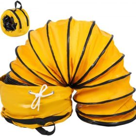   VEVOR 25FT (8m) PVC flexibilis csőtömlő 12 hüvelykes extra tárolótáskával flexibilis elszívócső flexibilis cső 25 hüvelykes flexibilis szellőzőcső 12 hüvelykes flexibilis cső