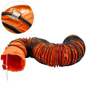   VEVOR 25FT PVC flexibilis cső, PVC flexibilis csőtömlő ipari hordozható szellőztető elszívótömlő nagy teherbírású 10 hüvelykes elszívó ventilátorhoz