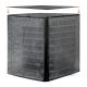 VEVOR klímaburkolat, 914 x 914 x 1010 mm klímaburkolat klímaberendezéshez, kétrétegű, levehető tető, vízálló poliészter, univerzális HVAC védőburkolat kültéri klímaberendezéshez, fekete