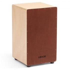   VEVOR Nagy Cajon Dobláda, Belső Pergőhuzalokkal, Könnyű Fa Ütőláda, Nyírfa Dob Hangszer Szilikon Lábakkal, Kezdőknek és Profiknak, 305 x 305 x 508 mm